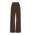 Brunello Cucinelli Cotton Moleskin Barrel Trousers In Brown
