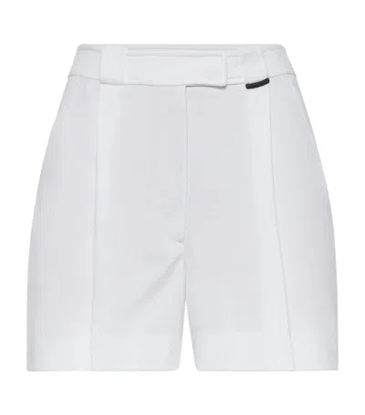 Brunello Cucinelli Cotton Monili Shorts In White