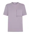 Brunello Cucinelli T-shirt With Embellishments In Purple