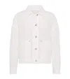 Brunello Cucinelli Cotton Organza Shirt Jacket