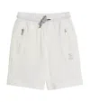 Brunello Cucinelli Logo Cotton Jersey Bermuda Shorts