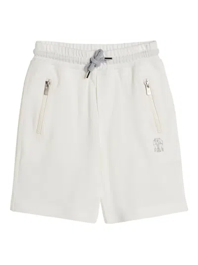 BRUNELLO CUCINELLI COTTON PIQUÉ BERMUDA SHORTS