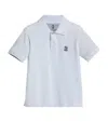 Brunello Cucinelli Piqué-weave Polo Shirt In Blue