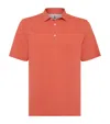 Brunello Cucinelli Poloshirt In Red