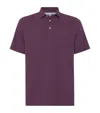 Brunello Cucinelli Cotton Polo Shirt In White