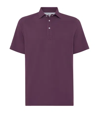 BRUNELLO CUCINELLI COTTON PIQUÉ POLO SHIRT