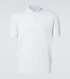 Brunello Cucinelli Cotton Polo Shirt In Blue