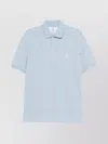 Brunello Cucinelli Polo Shirt With Soft Collar In Blue