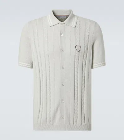 Brunello Cucinelli Cotton Polo Shirt In White
