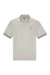 Brunello Cucinelli Cotton Polo Shirt With Printed Logo