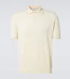 Brunello Cucinelli Cotton Polo Shirt In Yellow