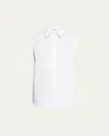 Brunello Cucinelli Stretch-cotton Poplin Monili Shirt In White