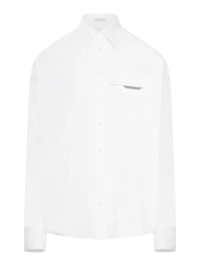 Brunello Cucinelli Cotton Poplin Shirt