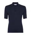 BRUNELLO CUCINELLI COTTON RIB-KNIT POLO SHIRT