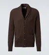 Brunello Cucinelli Cotton Ribbed-knit Cardigan In Brown