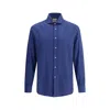 Brunello Cucinelli Tailored Herringbone Shirt Collar Button-down