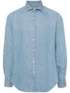 Brunello Cucinelli Men Cotton Shirt