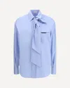 Brunello Cucinelli Cotton Shirt In Blue