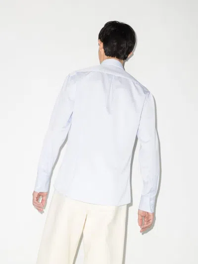 Brunello Cucinelli Shirt  Men Color White In Blue