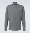 Brunello Cucinelli Cotton Shirt In Grau