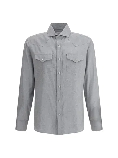 BRUNELLO CUCINELLI COTTON SHIRT