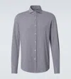 Brunello Cucinelli Cotton Shirt In Grey