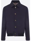 Brunello Cucinelli Button Classic Jacket In Blue