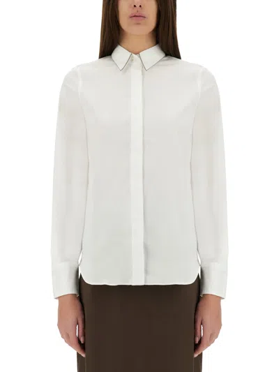 Brunello Cucinelli Cotton Shirt In White