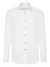 Brunello Cucinelli Cotton Shirt In White
