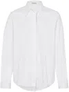 Brunello Cucinelli Cotton Shirt In White