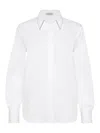 Brunello Cucinelli "shirt With Shiny In White