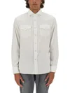 Brunello Cucinelli Pocketed Leisure Fit Shirt In White