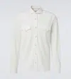 Brunello Cucinelli Men Cotton Shirt In White