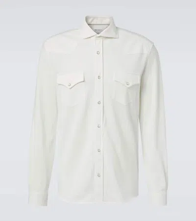 BRUNELLO CUCINELLI COTTON SHIRT