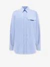 Brunello Cucinelli Women Shirt With Iconic Jewelry Detail In Blue