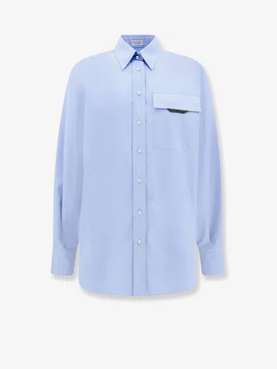 BRUNELLO CUCINELLI COTTON SHIRT WITH BOW