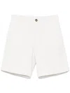 Brunello Cucinelli Shorts Aus Twill In ホワイト
