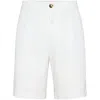 Brunello Cucinelli Men Garment-dyed Bermuda Shorts In Twisted Cotton Gabardine