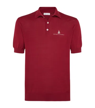 BRUNELLO CUCINELLI COTTON-SILK POLO SHIRT