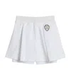 Brunello Cucinelli Cotton Skirt With In-built Shorts In White