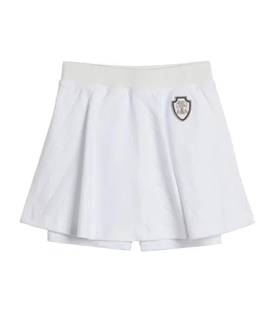 BRUNELLO CUCINELLI COTTON SKIRT WITH IN-BUILT SHORTS