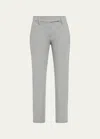 Brunello Cucinelli Stretch-cotton Slim Trousers In C8505 Beige
