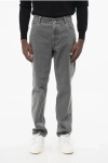 Brunello Cucinelli Cotton Slim Fit Denims With Belt Loops 16cm