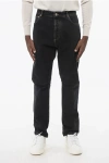 Brunello Cucinelli Cotton Slim Fit Denims With Belt Loops 16cm