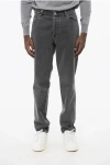Brunello Cucinelli Cotton Slim Fit Denims With Belt Loops 16cm