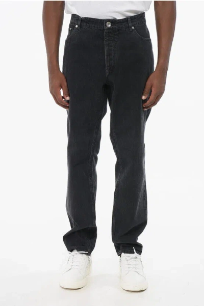 Brunello Cucinelli Cotton Slim Fit Denims With Belt Loops 16cm