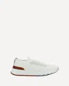 Brunello Cucinelli Running Sock Sneakers In White