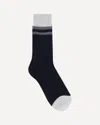 Brunello Cucinelli Cotton Socks In Black