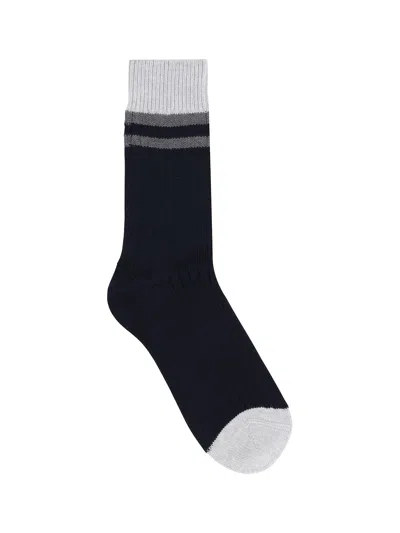 Brunello Cucinelli Cotton Socks In Black