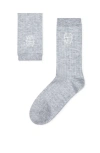 Brunello Cucinelli Cotton Socks In Fog